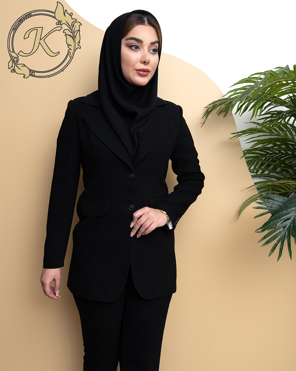 مانتو کرپ مدل ارغوان کد 1016