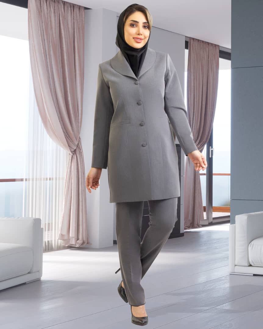 مانتو شلوار اداری مدل آرشال کد ۱۰۰۲